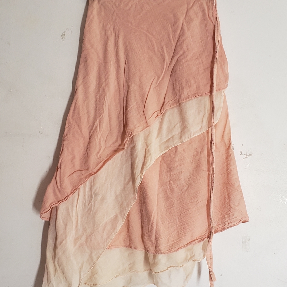 Wrap long skirt